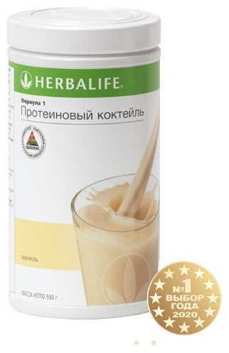 Протеин Herbalife Nutrition Формула 1 ваниль 550 г - фото 1 - id-p114120739