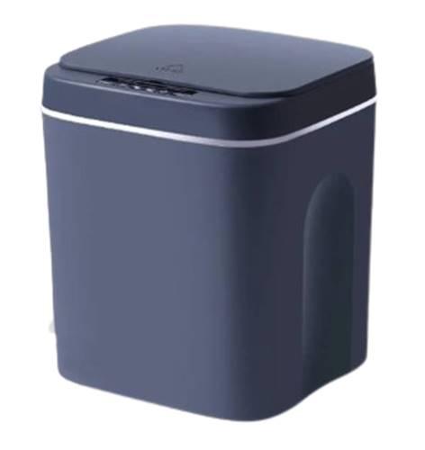 SMART Сенсорная бесконтактная корзина для мусора 12 литров пластик серая - фото 1 - id-p114120466