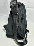 Мужская сумка-кобура-рюкзак на одной лямке "Cantlor". Высота 27 см, ширина 15 см, глубина 7 см., фото 7