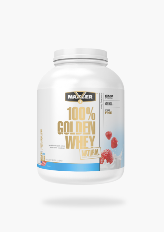 100% Golden Whey Natural Клубника Банка 2270г - фото 1 - id-p114121164