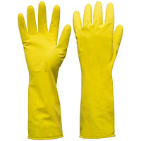 Перчатки резиновые желтые