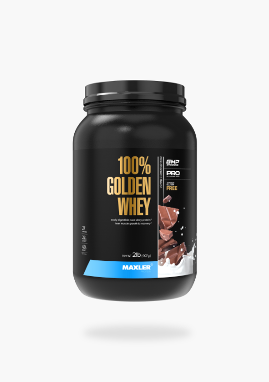 100% Golden Whey Молочный Шоколад Банка 907г - фото 1 - id-p114121709