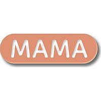Значок металлический "МАМА" Dotidrop
