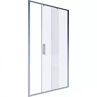 Душевая дверь в нишу Alex Baitler 120 см, стекло прозрачное, профиль сатин, AB61C120