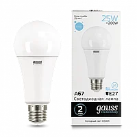 Gauss LED Elementary шамы A67 25W E27 2150 lm 6500K 73235