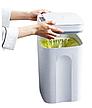 SMART Сенсорная бесконтактная корзина для мусора 12 литров пластик белая, фото 4