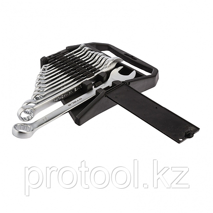 Набор ключей комбинированных 6-32 мм, 22 шт., CrV, матовый хром// Stels, фото 2