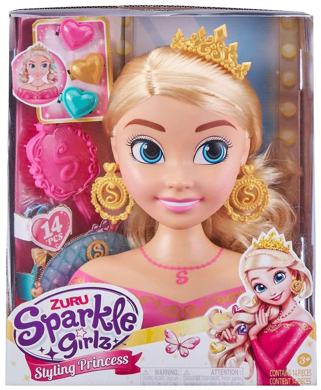 Игрушка Манекен Укладка головы Zuru Sparkle Girlz с аксессуарами - фото 1 - id-p114141963