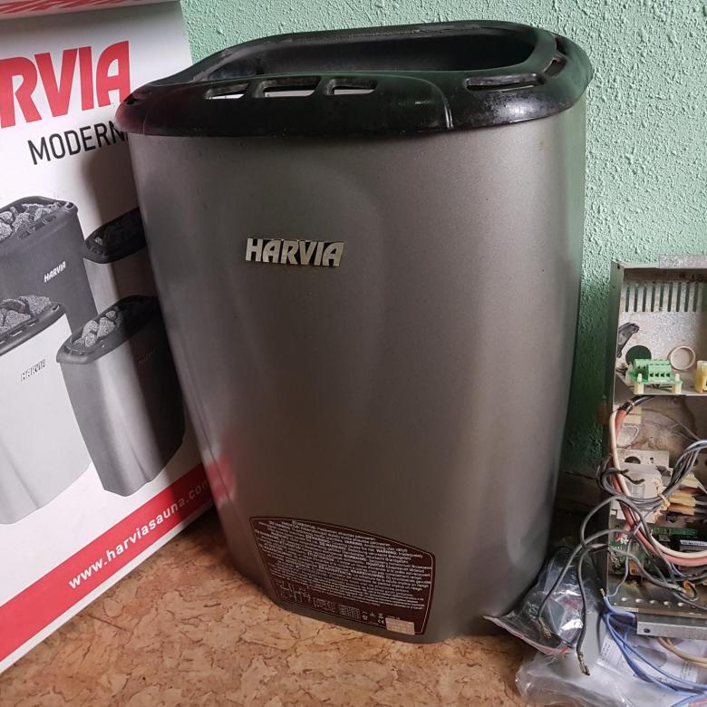 Электрическая печь Harvia Moderna V 80XEM в комплекте с пультом управления (Мощность 8 кВт, объем 7-12 м3) - фото 5 - id-p114142890