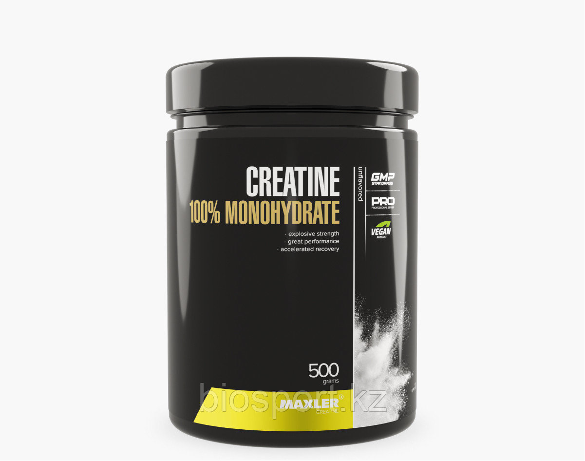 Maxler 100% Creatine monohydrate, 500 грамм - фото 1 - id-p65097335