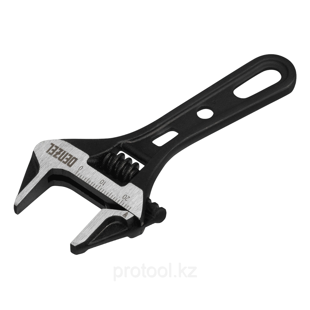 Ключ разводной 115 мм, CrV, кованый, укороченная рукоятка// Denzel - фото 1 - id-p114142982
