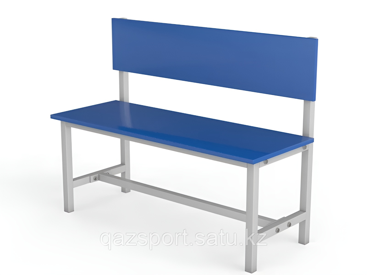 Скамейки для раздевалки со спинкой односторонняя (настил ЛДСП), мягкая - фото 1 - id-p114143070