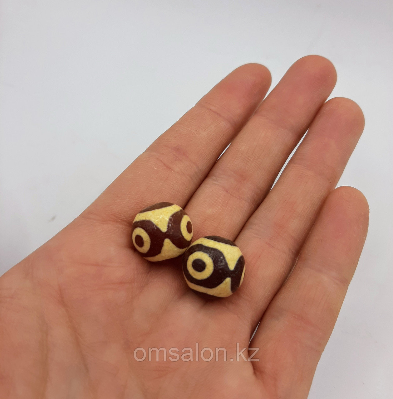 Бусина Дзи 3 глаза, фото 1