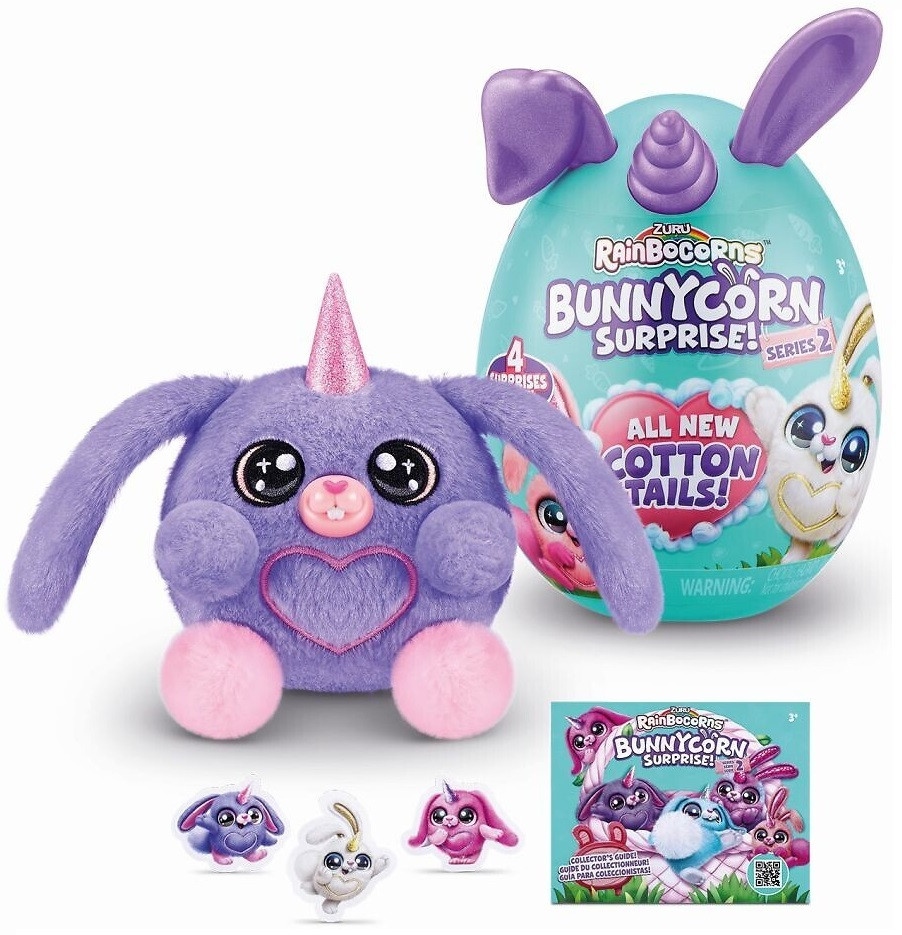 Игрушка Яйцо сюрприз, Игровой набор сюрпризы в яйце Zuru Rainbocorns Bunnycorn S2, в ассорт