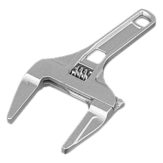 Ключ разводной 205 мм, алюминиевый// Denzel