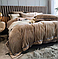 Комплект постельного белья двуспальный из вельвета с полосками, фото 3