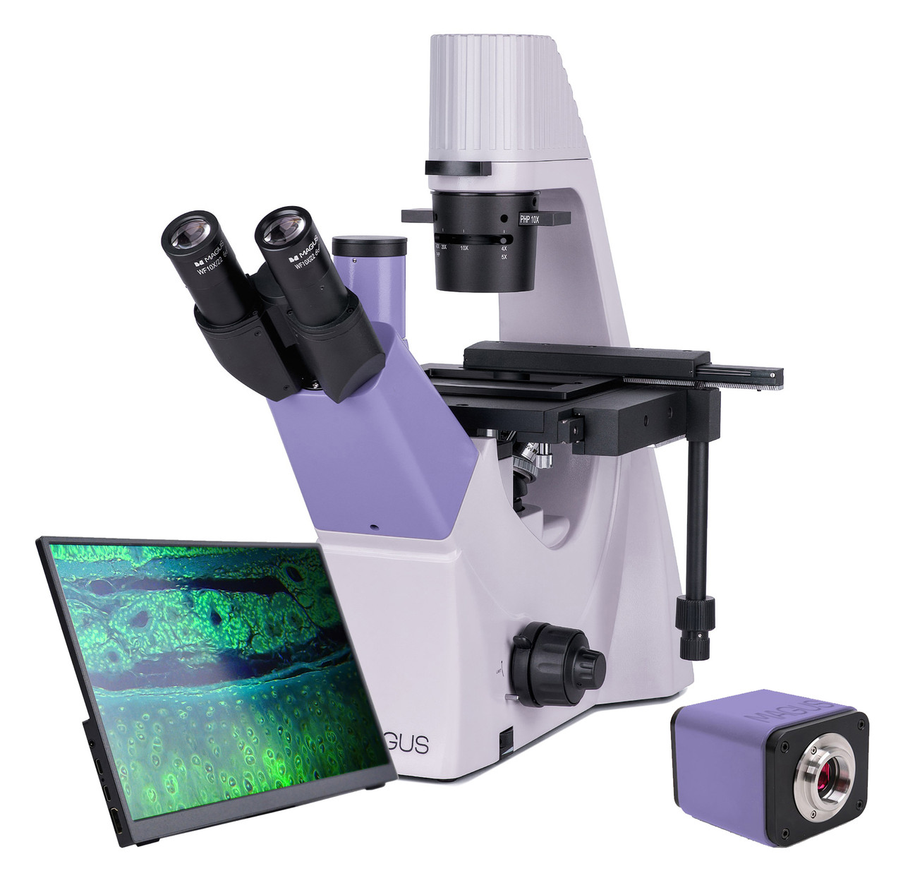 Микроскоп биологический инвертированный цифровой MAGUS Bio VD300 LCD, фото 1