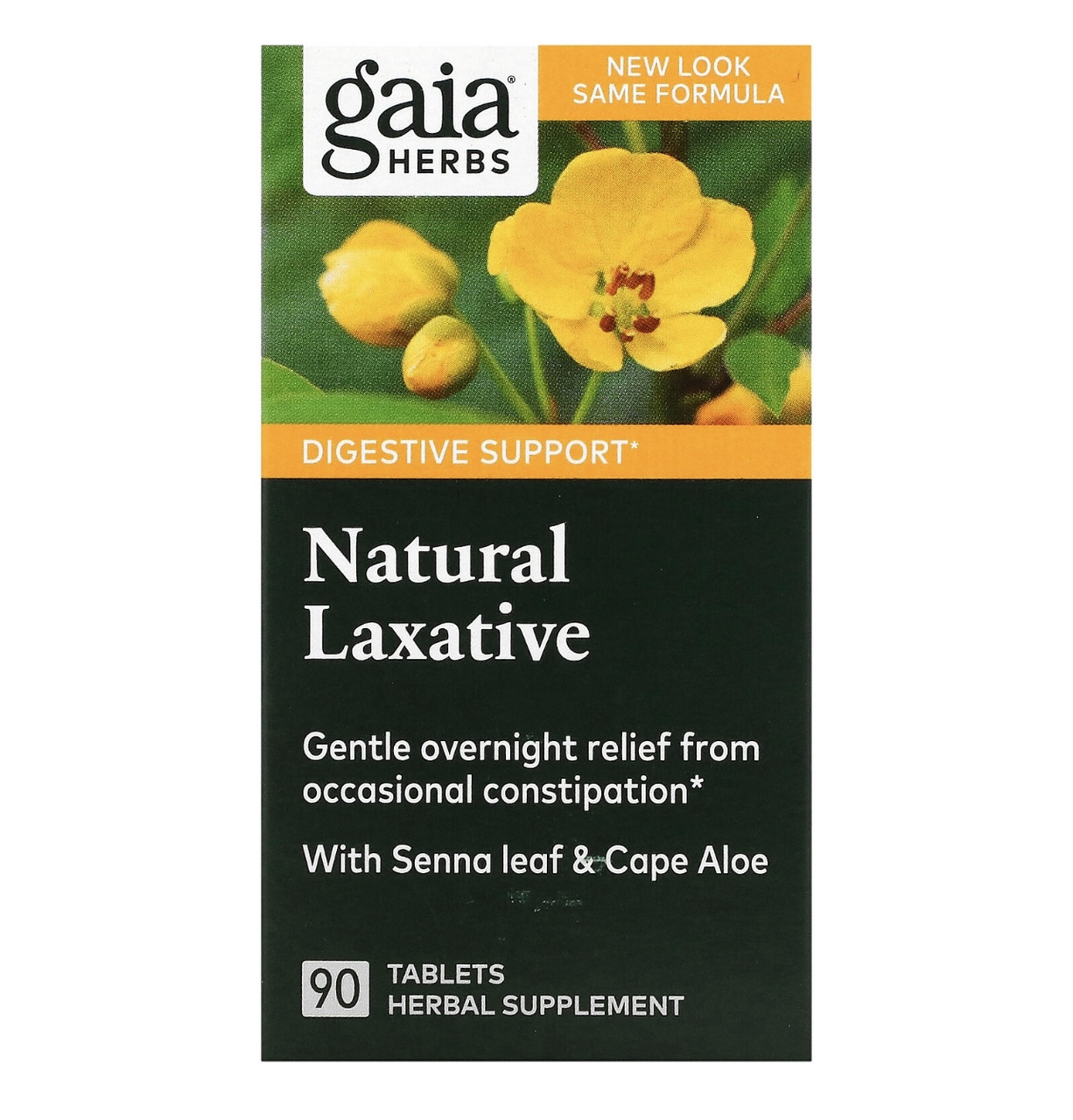 Gaia herbs натуральное слабительное средство, 90 таблеток - фото 1 - id-p114143633
