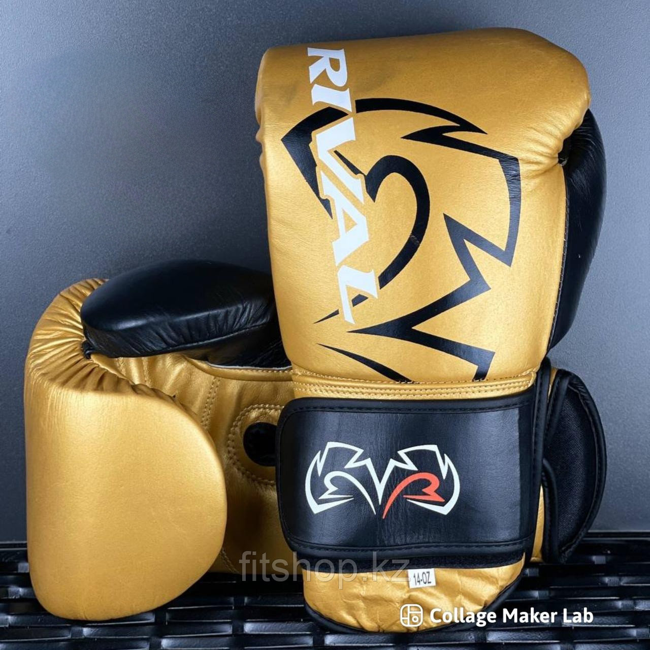 Боксерские перчатки Rival ( натуральная кожа ) , цвет золото