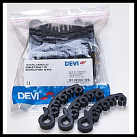 Крепление для монтажа греющего кабеля в желобах DEVIclip Gutter (упаковка = 25 шт)
