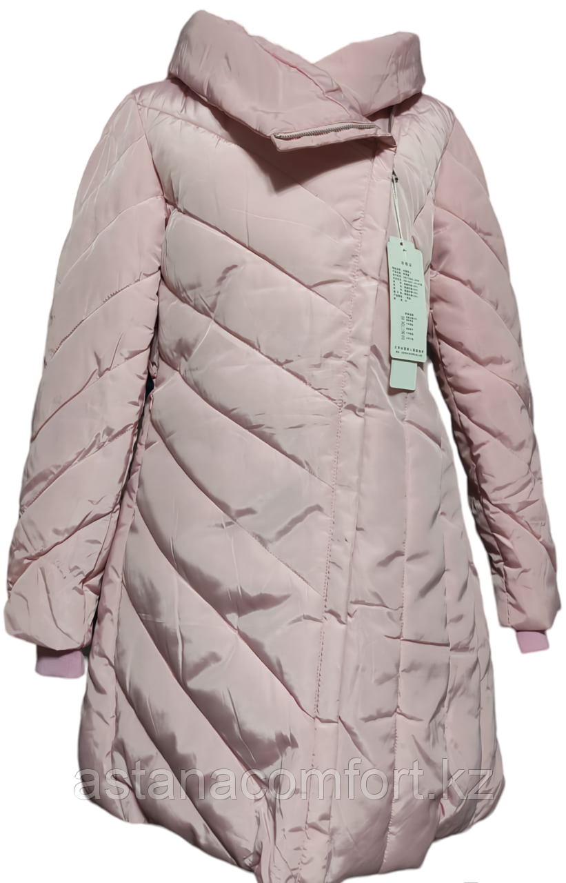 Элегантное теплое стеганное женское пальто., фото 1