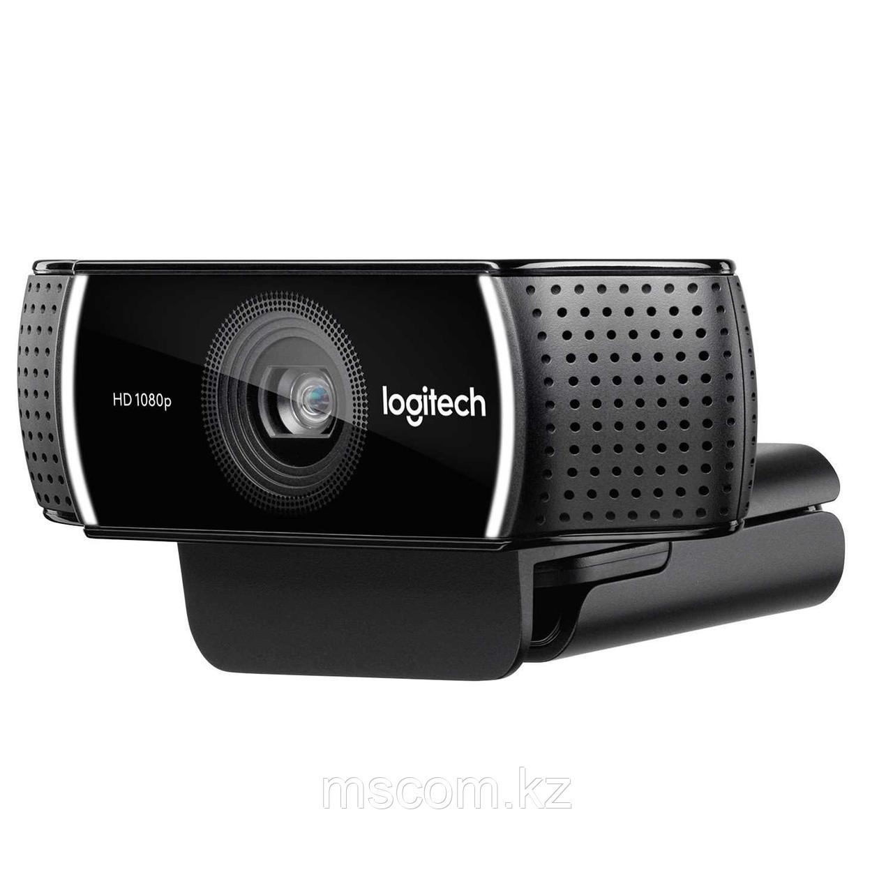 Веб-камера Logitech C922 Pro Stream (Full HD 1080p/30fps, 720p/60fps, автофокус, угол обзора 78°, - фото 1 - id-p113563207