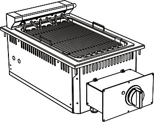 ГРИЛЬ ВСТРАИВАЕМЫЙ 700 СЕРИИ APACH CHEF LINE SLDI7GE4
