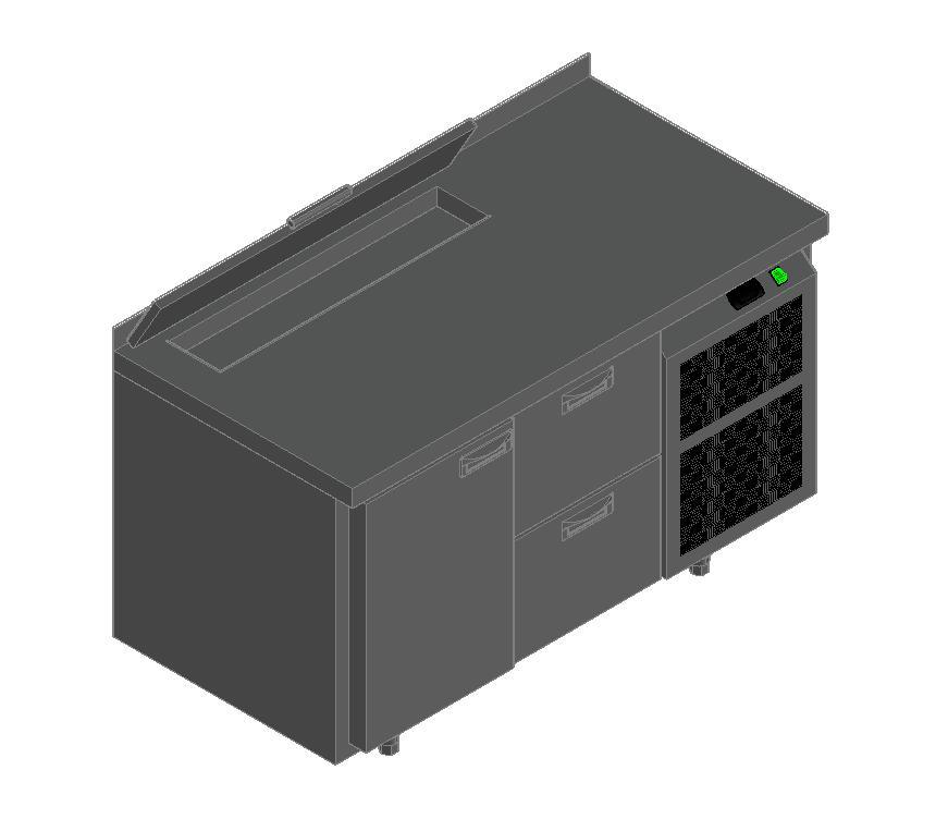 СТОЛ ДЛЯ САЛАТОВ HICOLD SL2-12GN (1/6) С КРЫШК., фото 1