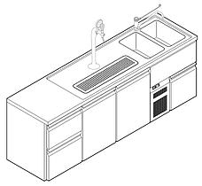 Барные станции для линий раздачи