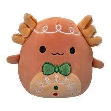 Сквишмэллоус SQXM00593 Аксоло́тль Den, Рождественская серия, 12 см. TM Squishmallows