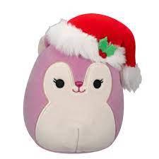 Сквишмэллоус SQXM00594 Белка Allina, Рождественская серия, 12 см. TM Squishmallows