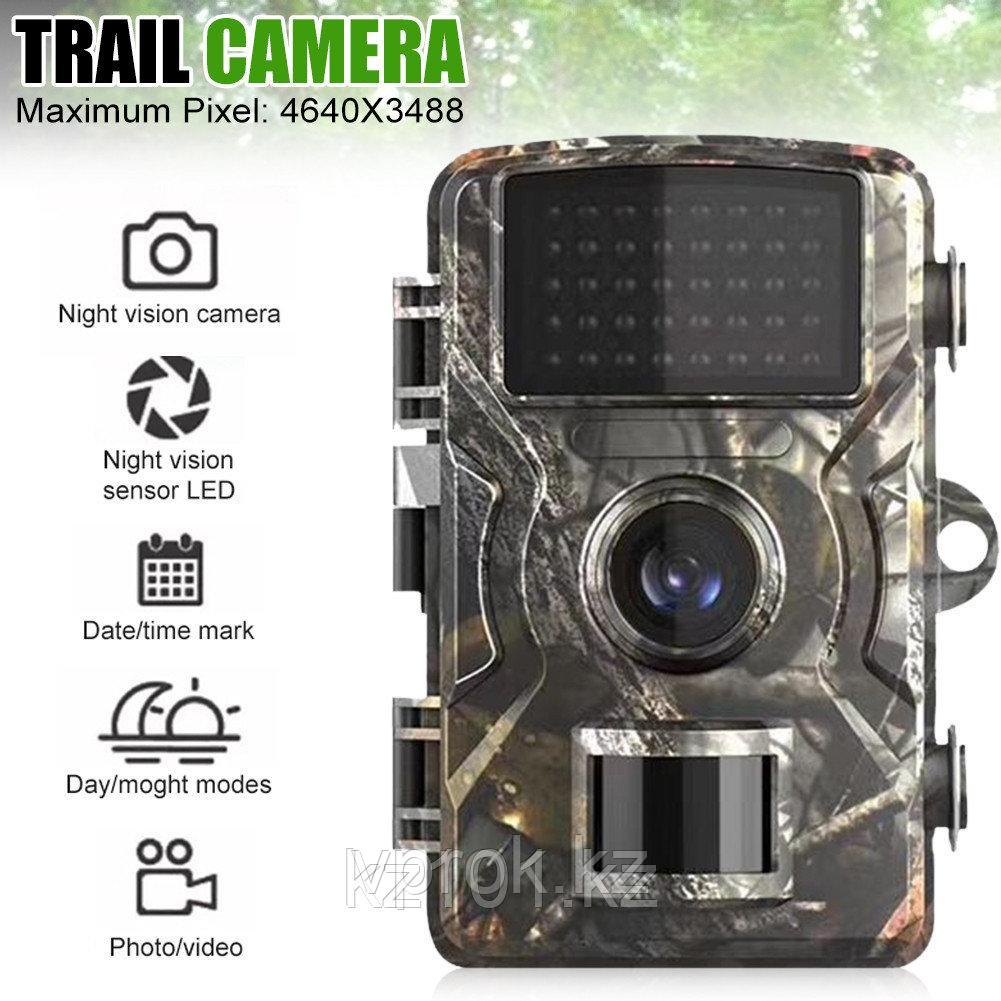 Фотоловушка DL001 Камера видеонаблюдения с датчиком движения и ночной съемкой дальность 12 м, 1080P, IP 65 - фото 4 - id-p114167182