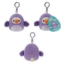 Сквишмэллоус SQCP00137 Птица Neha, Плюшевый брелок 8см. TM Squishmallows