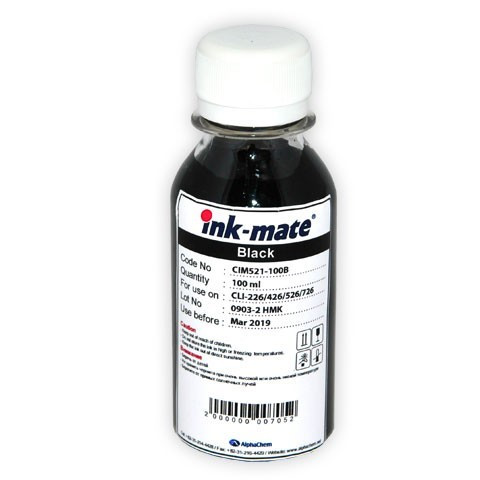 Чернила водорастворимые Ink-Mate CIM-521A Photo Black для картриджей Canon CLI-521 100 мл - фото 1 - id-p114167333