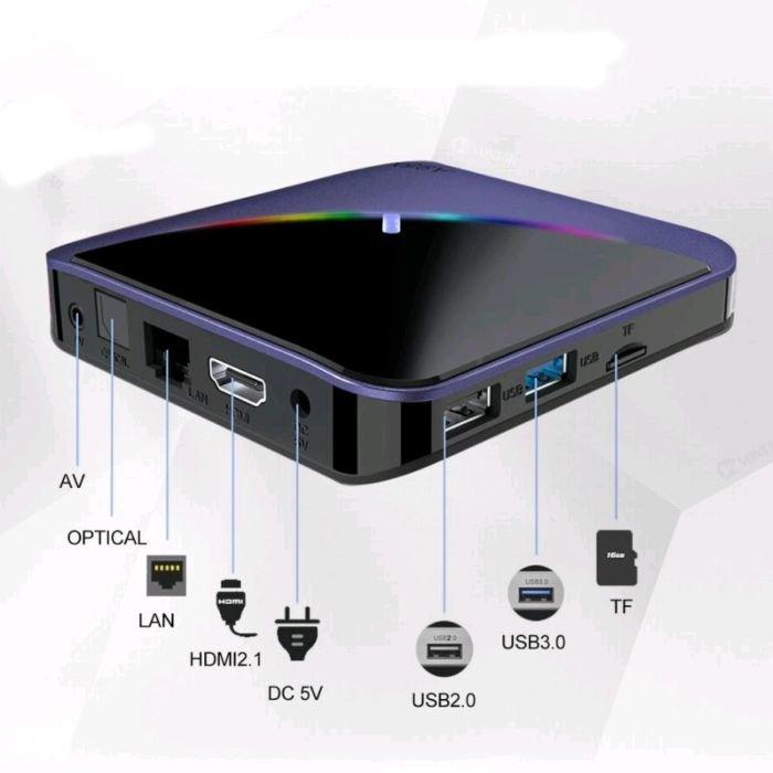 TV Box A95X F3 Air S905X2 Android 11, 4/64 ГБ - фото 3 - id-p114167371