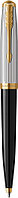 Ручка шариковая 51 Black GT, черная, 1.0мм, поворот., Parker