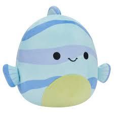 Сквишмэллоус SQCR04083 Полосатая рыба Leland, 19см. TM Squishmallows