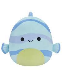 Сквишмэллоус SQCR04083 Полосатая рыба Leland, 19см. TM Squishmallows