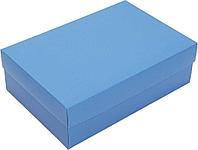 Подарочная коробка синего цвета (30*20*9)
