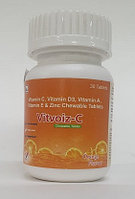 Витамин С+D+Zn, 30 таб,  Витамин С+Д3+Цинк
