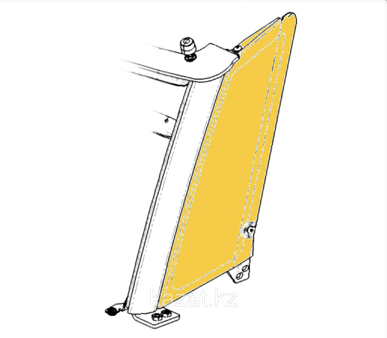 Решётка радиатора левая боковая JCB 128/G2178, 128-G2178