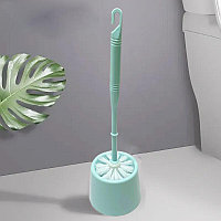 Ершик для унитаза напольный 37 см голубой