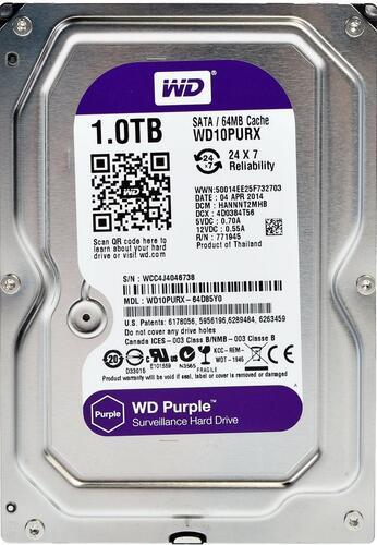 Жесткий диск Western Digital Blue 1 ТБ (WD10PURX) - фото 1 - id-p107806604