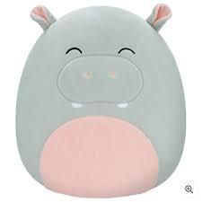 Сквишмэллоус SQCR04133 Бегемот Harrison, 30см. TM Squishmallows