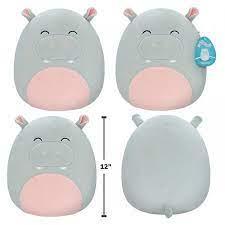 Сквишмэллоус SQCR04133 Бегемот Harrison, 30см. TM Squishmallows