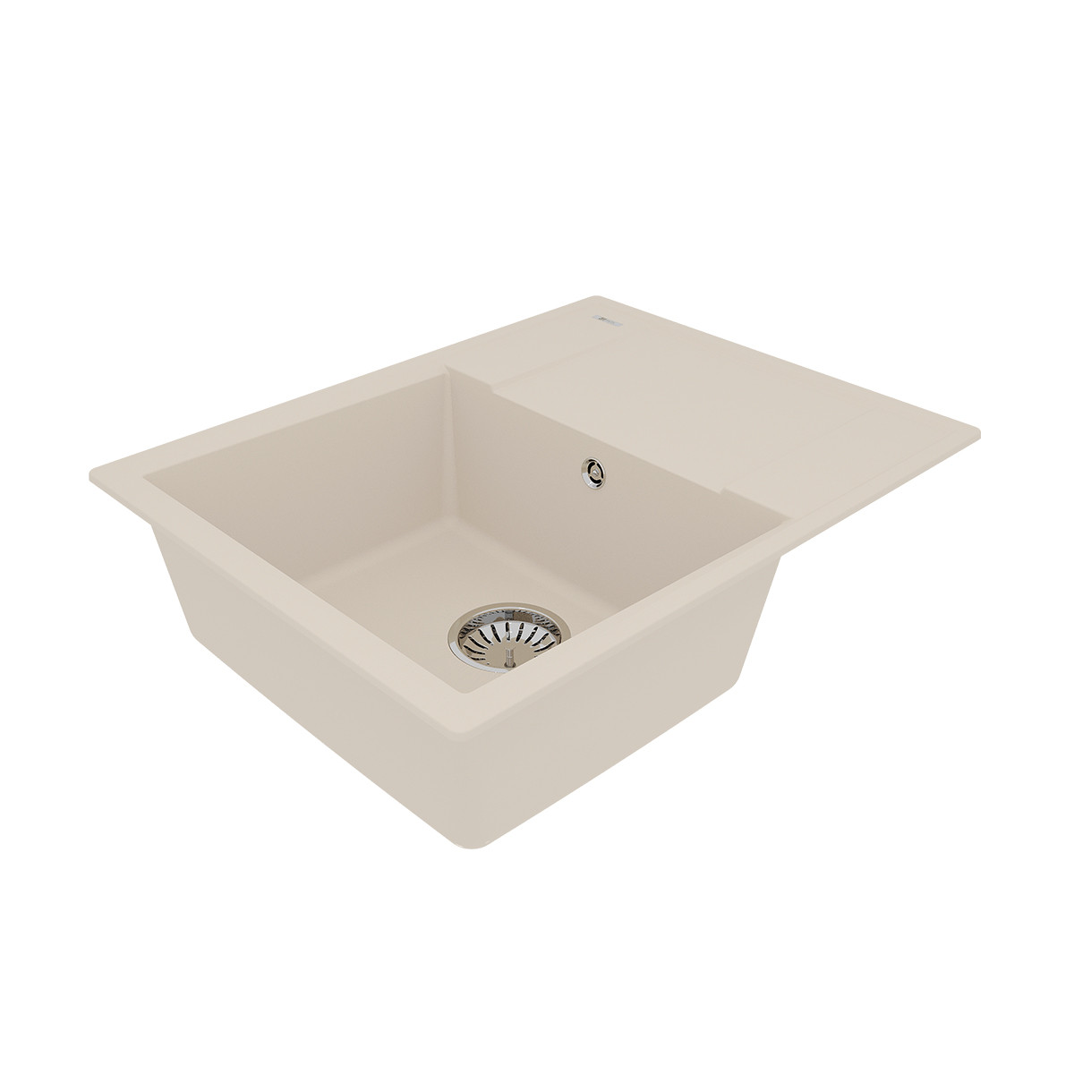 Кухонная мойка из кварцгранита LEMARK IMANDRA 640 цвет: Шампань (9910024), фото 1