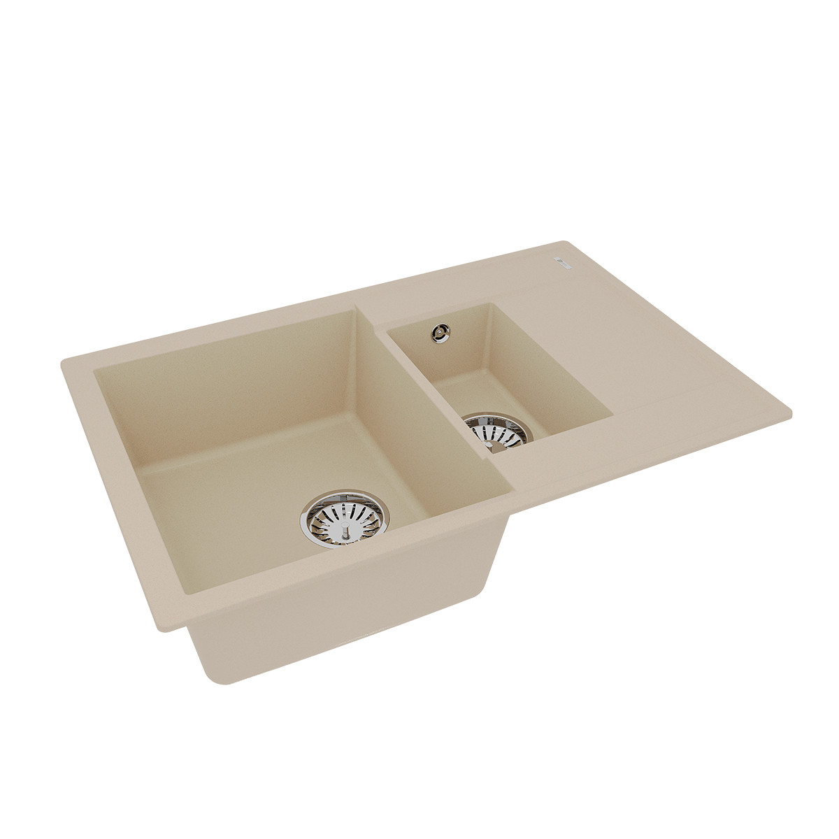 Кухонная мойка из кварцгранита LEMARK RAMZA 760 цвет: Бежевый (9910038), фото 1