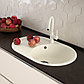 Кухонная мойка из кварцгранита LEMARK LACHA 760 цвет: Серый шёлк (9910059), фото 3