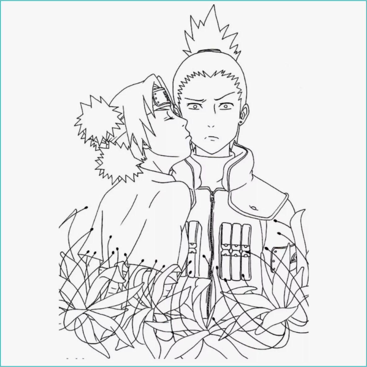 Скетчбук-раскраска «Наруто - Naruto» (30 шт.) - фото 9 - id-p114173448