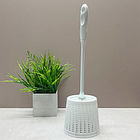 Ёршик для унитаза в сетку 43 см белый